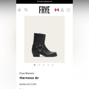 FRYE harness boots women’s genuine leather. Amazing deal! Sz 6.5.